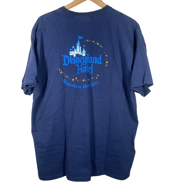 Hanes Other - Disneyland Hotel Project Team Renovation 2009-2011 T-Shirt Mens XL Navy